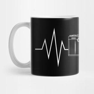 Camera Photography Heartbeat Photographers Mug